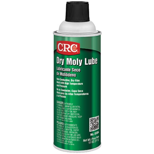 CRC 03084 Extremely Flammable Dry Film Lubricant, 16 oz Aerosol Can, Liquid/Viscous Form, Dark Gray, 0.71