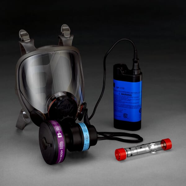3M 7100010156 Lightweight Air Purifying Respirator System, L, HEPA Filters and Cartridges, NiCd Battery, ANSI Z87.1-2003, OSHA-29 CFR 1910.134, CSA Z94.4