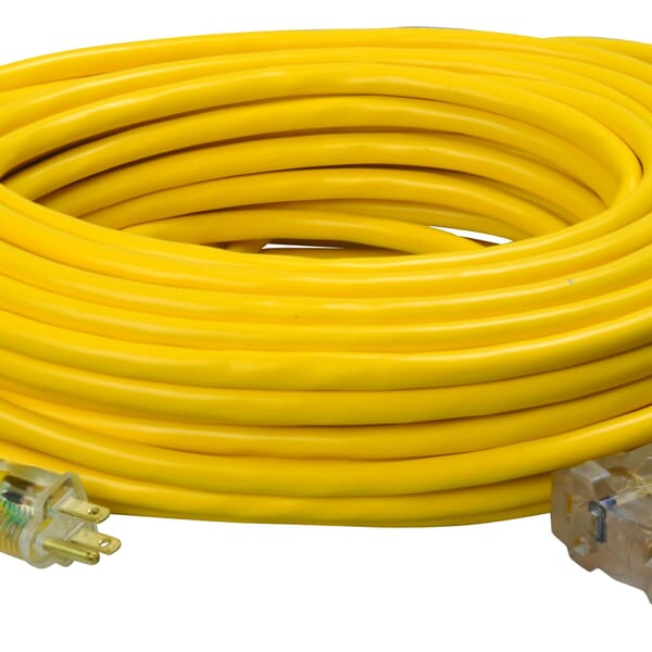 Southwire 12/3 Yellow 100' Extension Cord 