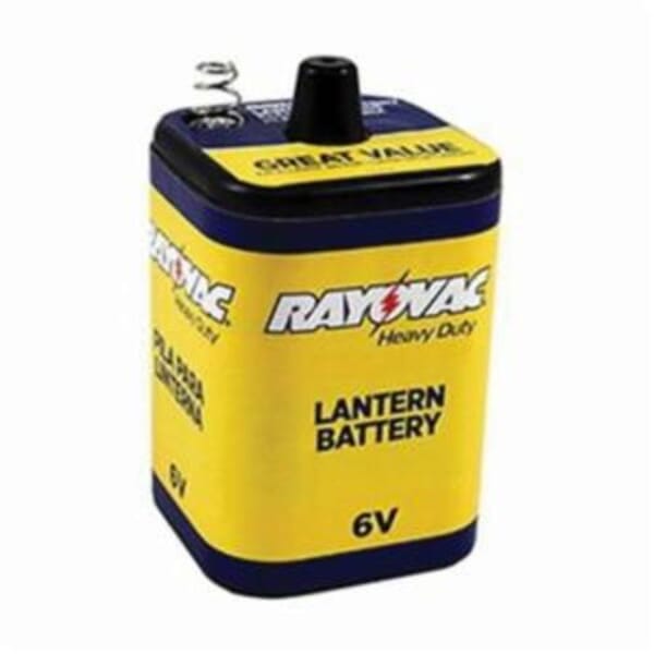 Rayovac 944R Heavy Duty Lantern Battery, Zinc Carbon, 6 VDC Nominal, 10500 mAh Nominal
