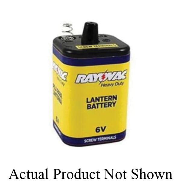 Rayovac 945R4 Heavy Duty Lantern Battery, Zinc Carbon, 6 VDC Nominal