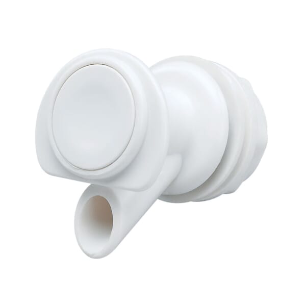 Igloo 24009 Standard Replacement Pushbutton Spigot, For Use With Igloo 2, 3, 5 and 10 gal Beverage Cooler, Plastic, White