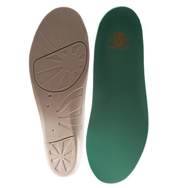 Impacto ASMOLDC/E W9-10.5 AIRSOL Anti-Fatigue Molded Insole, Womens, SZ 9 to 10.5, Foam, Green