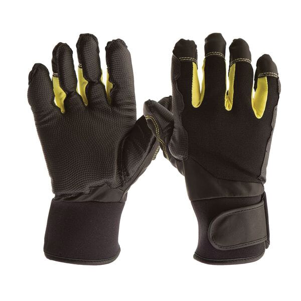 Impacto AV759030 AVPRO Series Anti-Vibration Mechanics Gloves, SZ 8/M, Fabric, Elastic Wrist Cuff, ANSI Cut-Resistance Level: 2
