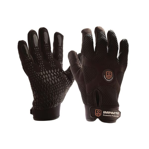 Impacto BG408-XS Anti-Vibration Air Gloves, XS/SZ 6, Synthetic Ultra Suede Leather, ANSI Cut-Resistance Level: 2
