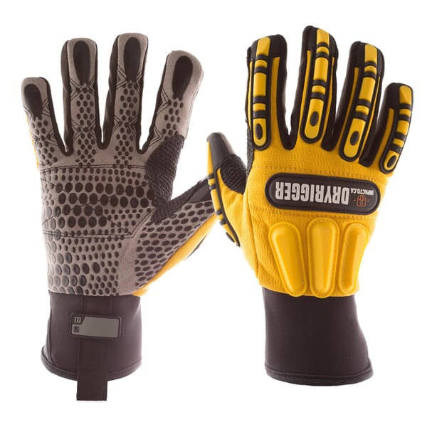 Impacto DRYRIGGER WGRIGG-XS Anti-Impact Gloves, XS, Kevlar/TPR/Neoprene, ANSI Cut-Resistance Level: 2