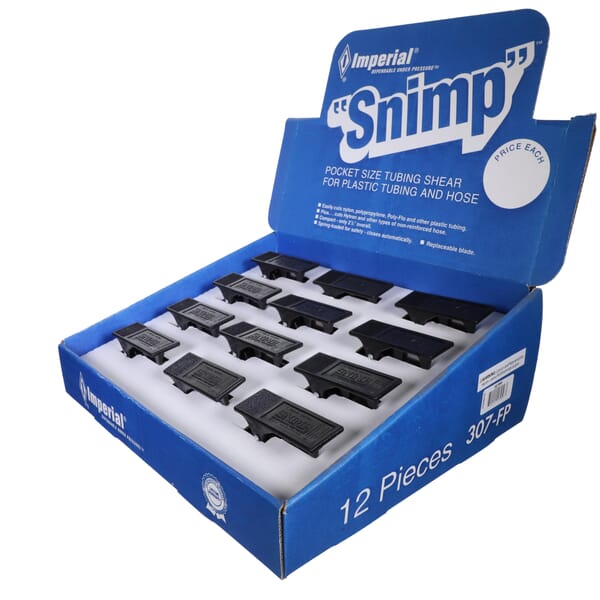 Imperial Snimp 307-FP Compact Tube and Hose Shear, 1/16 to 1/2 in, Straight Handle