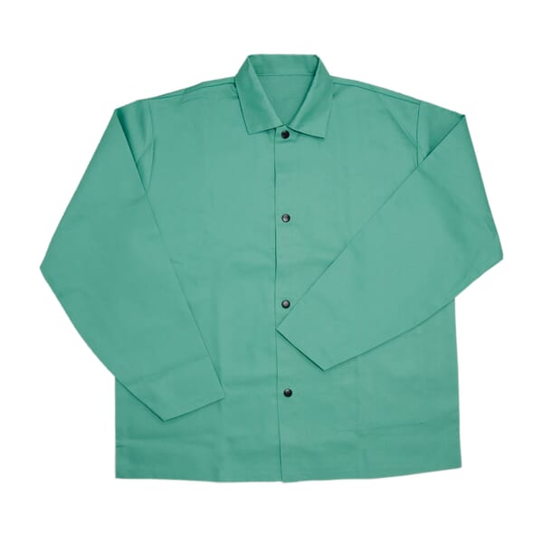 Ironcat FR Jacket, Green, Cotton, Resists: Light Spark and Spatter, ASTM D6413