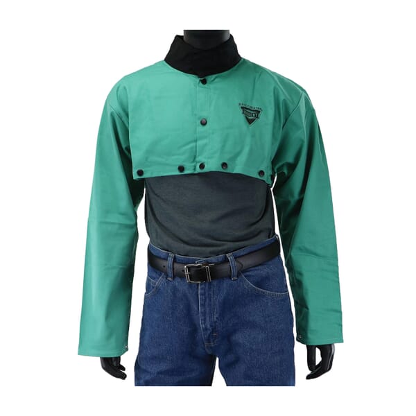 Ironcat IRONTEX 7051 Flame Resistant Cape Sleeve, Cotton, Green