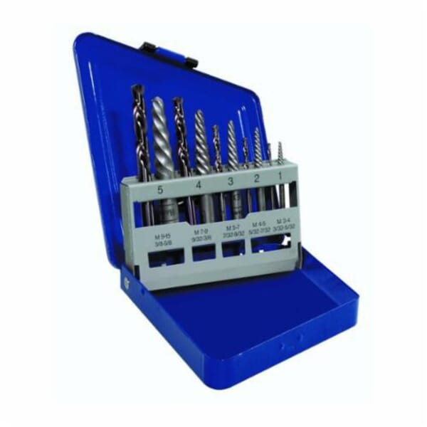 Irwin Hanson 11119 Drill Set, 5/64 in Min Drill Bit, 19/64 in Max Drill Bit, 10 Pieces, High Carbon Steel
