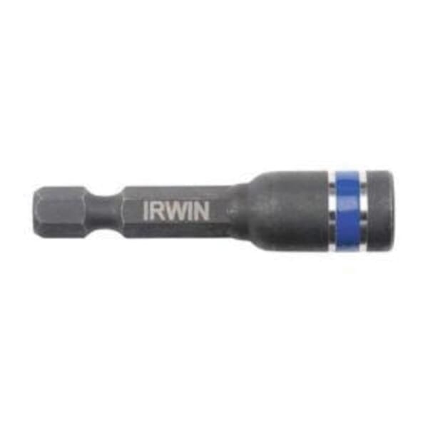 Irwin Impact Performance Series 1837536 Lobular Magnetic Impact Nutsetter, 5/16 in Hex Point, Quick-Change Hex Shank, 1-7/8 in OAL, Steel, Black Oxide