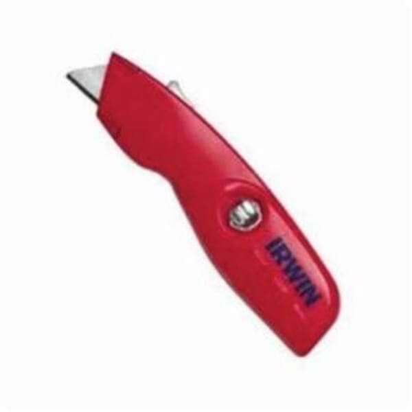 Irwin 2088600 Safety Utility Knife, Self-Retracting Blade, Screw, Bi-Metal Blade, 1 Blades Included, 8-5/8 in OAL