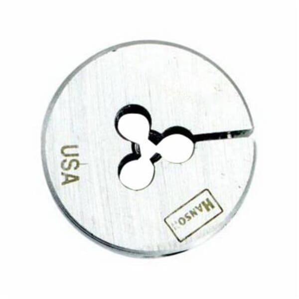 Irwin Hanson 3724 Adjustable Round Threading Die, #8-32 UNC Thread, 1 in OD Die, High Carbon Steel
