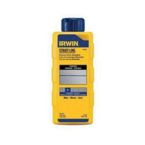 Irwin Strait-Line 64801ZR Standard Marking Chalk, Blue, 4 oz, Bottle