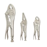 Irwin Vise-Grip Original 73 Plier Kitbag Set With Pouch, Locking, 3 Pieces, 7/8 in Max Jaw Opening, Curved/Straight/Long Nose Jaw Surface
