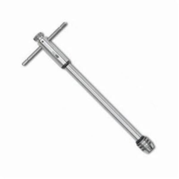 Irwin Hanson 21210ZR Extended Tap Wrench, #0 to 1/4 in Tap, Ratcheting, Steel, 10 in L, T-Handle Handle