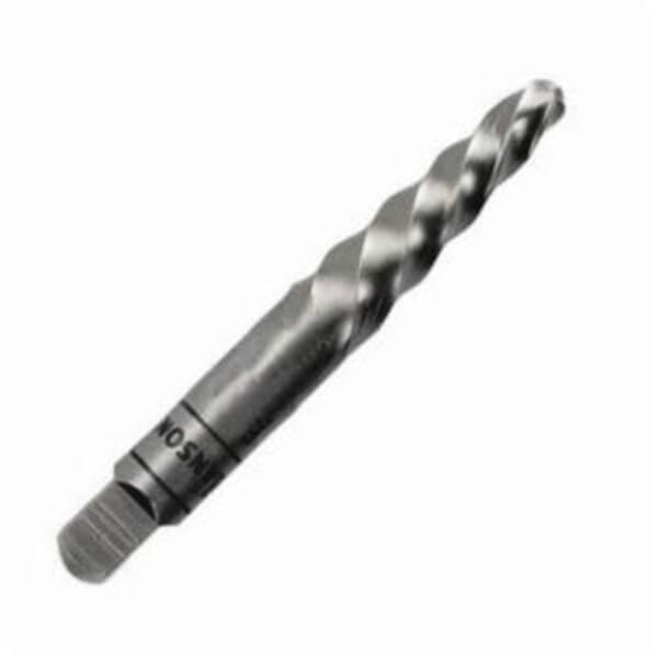 Irwin Hanson 52401 524 Spiral Flute Screw Extractor, EX1 Extractor, 5/64 in Drill, For Screw Size: 3/32 to 5/32 in, 2.5 to 4 mm, #3 to 6