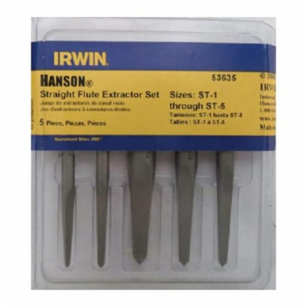 Irwin Hanson 53635 Straight, 5 Pieces