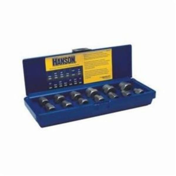 Irwin Hanson Bolt-Grip 54113 Industrial Bolt Extractor Set, 13 Pieces, Carbon Steel