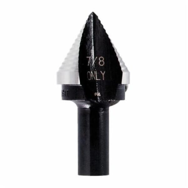 Irwin Unibit 10311 Step Drill Bit, 7/8 in Dia Min Hole, 7/8 in Dia Max Hole, HSS, 1 Hole Sizes, 3/8 in Shank