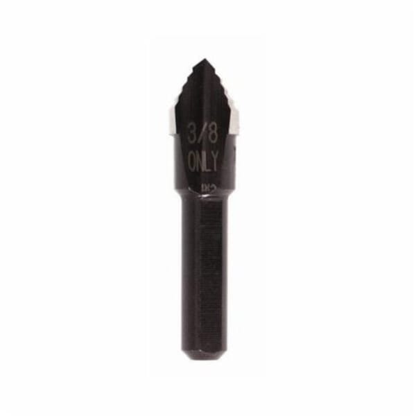 Irwin Unibit 10312 Step Drill Bit, 3/8 in Dia Min Hole, 3/8 in Dia Max Hole, HSS, 1 Hole Sizes, 1/4 in Shank