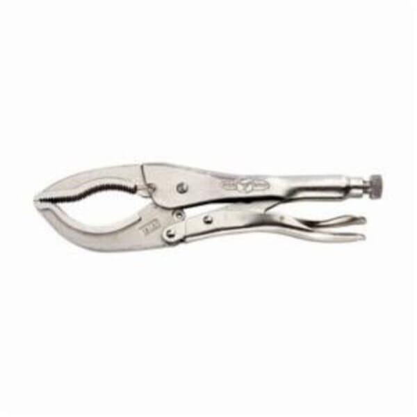 Irwin Vise-Grip The Original 12L3 12LC 1-Handed Lever Locking Plier, 3-1/8 in, 3 in L x 3 in W x 1/2 in THK Large Alloy Steel Jaw, 9 in Handle