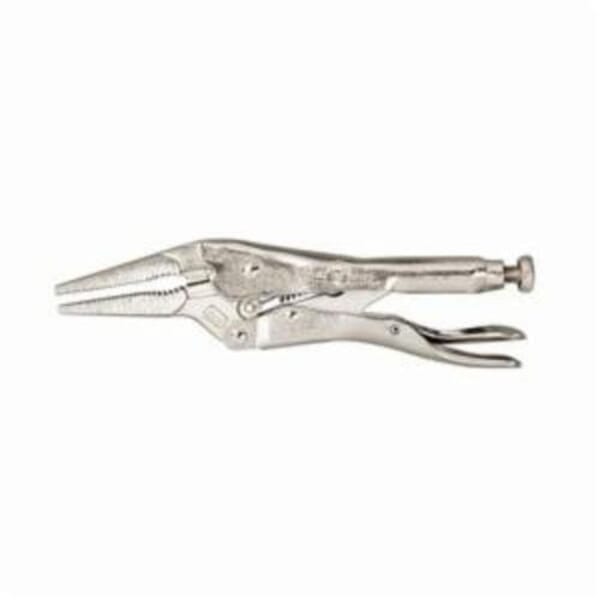 Irwin Vise-Grip The Original 1402L3 6LN 1-Handed Lever Locking Plier, 2 in, 2 in L x 5/32 in W x 5/16 in THK Long Nose/Straight Alloy Steel Jaw