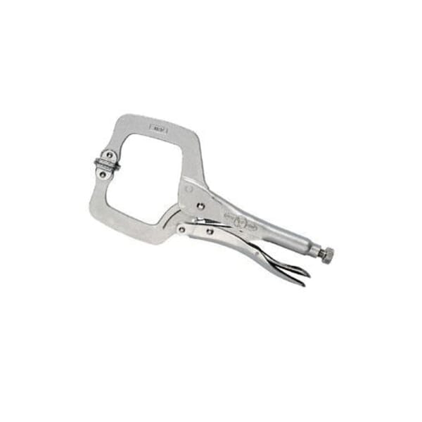 Irwin Vise-Grip The Original 18 Locking C-Clamp, 1-1/2 in D Throat, 2-1/8 in Jaw Opening, Alloy Steel