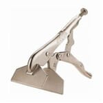 Irwin Vise-Grip The Original 23 8R Regular Locking Sheet Metal Clamp, Nickel Plated, 1-3/4 in D Throat, 3-1/8 in Jaw Opening, 8 in L Jaw, Heat Treated Alloy Steel