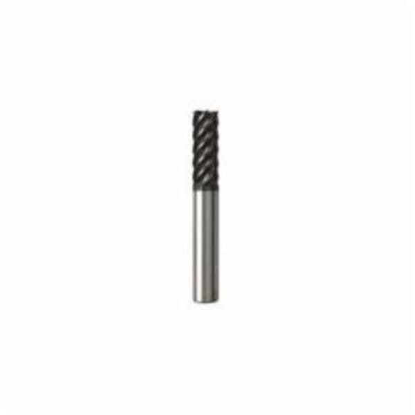 Seco JABRO Solid2 02927504 Solid2 JS520 High Performance Non-Center Cutting Single End Universal End Mill, 6 mm Dia Cutter, 0.06 mm Corner Radius, 15 mm Length of Cut, 6 Flutes, 6 mm Dia Shank, 57 mm OAL, NXT/PVD Coated