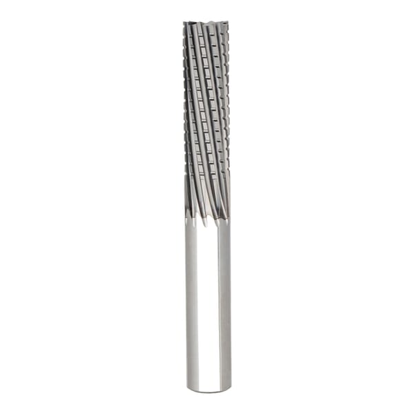 JABRO 03135014 JC877 Burr Style Chamfer Square End End Mill, 4 mm Dia Cutter, 12 mm Length of Cut, 6 Flutes, 4 mm Dia Shank, 54 mm OAL, DURA CVD Coated redirect to product page