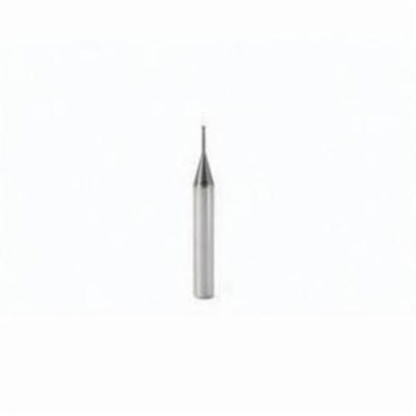 Seco JABRO Mini 00023307 Mini JM920 Center Cutting Single End Universal End Mill, 1.5 mm Dia Cutter, 0.15 mm Corner Radius, 2.2 mm Length of Cut, 2 Flutes, 6 mm Dia Shank, 50 mm OAL, MEGA-T/PVD Coated