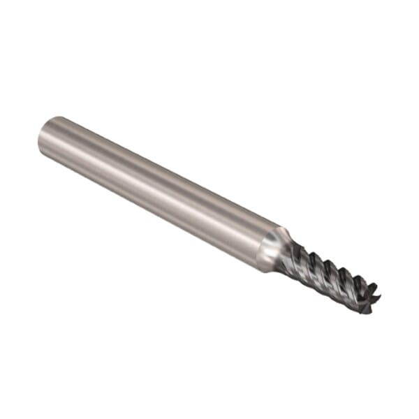 Seco JABRO Solid2 03067370 Solid2 JS565 Advanced Roughing Center Cutting Chamfered Corner Square Universal End Mill, 5 mm Dia Cutter, 12.5 mm Length of Cut, 5 Flutes, 6 mm Dia Shank, 57 mm OAL, NXT/PVD Coated