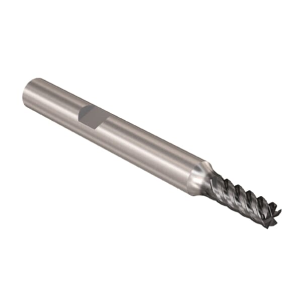 Seco JABRO Solid2 03067394 Solid2 JS565 Advanced Roughing Center Cutting Chamfered Corner Square Universal End Mill, 5 mm Dia Cutter, 12.5 mm Length of Cut, 5 Flutes, 6 mm Dia Shank, 57 mm OAL, NXT/PVD Coated