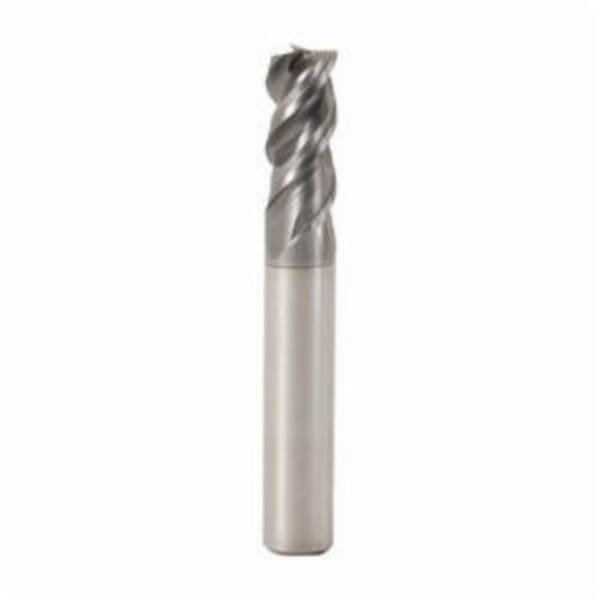 Seco JABRO Solid2 02700354 Solid2 JS553 Center Cutting High Performance Regular Length Single End Universal End Mill, 2.5 mm Dia Cutter, 0.025 mm Corner Radius, 7 mm Length of Cut, 3 Flutes, 6 mm Dia Shank, 50 mm OAL, SIRON-A/PVD Coated