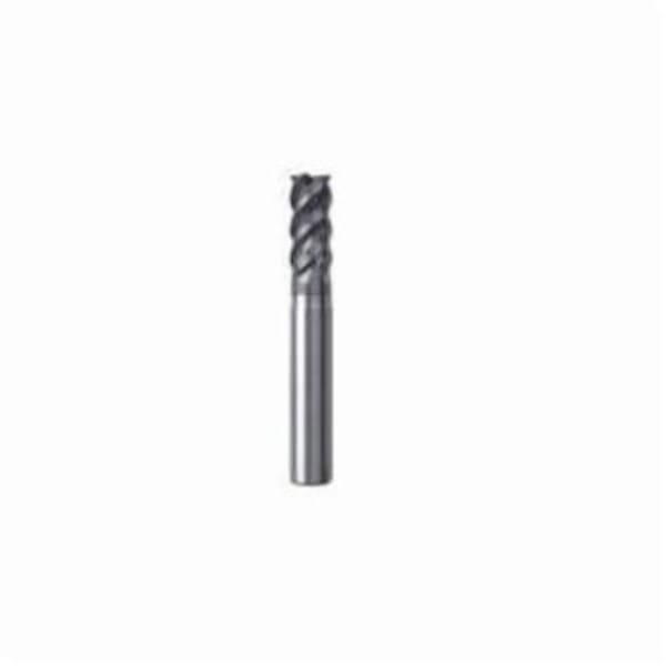 JABRO Solid2 58192 JABRO Solid2 JS554 High Performance Single End Universal End Mill, 3 mm Dia Cutter, 0.035 mm Corner Radius, 8 mm Length of Cut, 4 Flutes, 6 mm Dia Shank, 57 mm OAL, SIRON-A/PVD Coated
