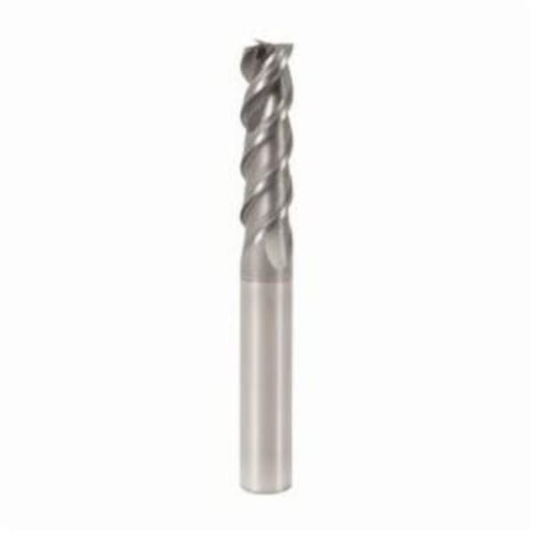 Seco JABRO Solid2 02734007 Solid2 JS553 Center Cutting High Performance Single End Universal End Mill, 4 mm Dia Cutter, 0.045 mm Corner Radius, 14 mm Length of Cut, 3 Flutes, 6 mm Dia Shank, 60 mm OAL, SIRON-A/PVD Coated