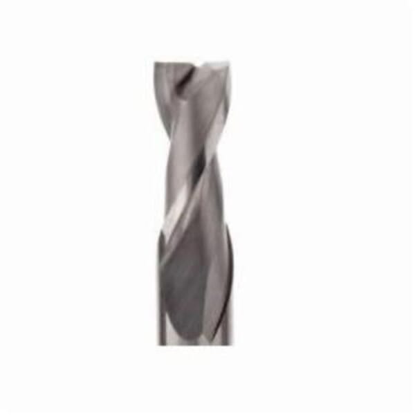 Seco JABRO Solid2 02881765 JS412 Center Cutting Regular Length Single End Square End Mill, 8 mm Dia Cutter, 16 mm Length of Cut, 2 Flutes, 8 mm Dia Shank, 63 mm OAL, Uncoated