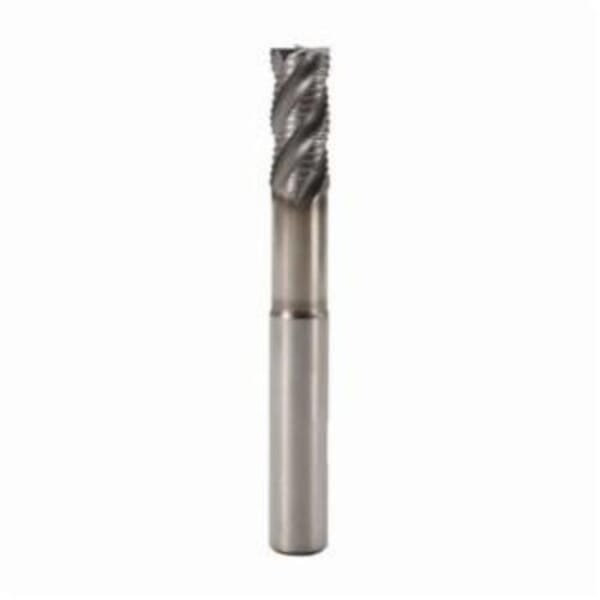 Seco JABRO HPM 02828168 JHP993 Corner Chamfer Non-Center Cutting Regular Length Single End Roughing End Mill, 0.787 in Dia Cutter, 1.653 in Length of Cut, 5 Flutes, 0.787 in Dia Shank, 4.921 in OAL, SIRA/PVD Coated