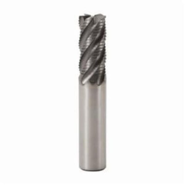 Seco JABRO HPM 02828167 JHP993 Corner Chamfer Non-Center Cutting Regular Length Single End Roughing End Mill, 0.787 in Dia Cutter, 1.653 in Length of Cut, 5 Flutes, 0.787 in Dia Shank, 3.937 in OAL, SIRA/PVD Coated