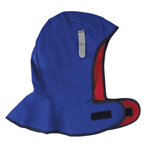 Jackson Safety* 16767 695 NPR Over-The-Head Winter Liner, For Use With Hard Hats, Cotton/Leather/Nomex, Blue
