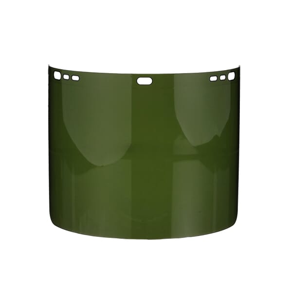 Jackson Safety* 26262 F50 D Shape Unbounded Faceshield Visor, IRUV 3, Polycarbonate, 8 in H x 15-1/2 in W x 0.06 in THK Visor, For Use With Jackson Safety* Hard Hat Interchange System, Specifications Met: ANSI Z87.1-2010, CSA Z94.3