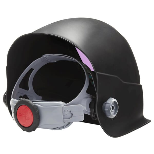 JACKSON SAFETY 46250 Translight+ 555 Lightweight Premium ADF Welding Helmet, 3/5 to 14 Lens Shade, Black, 3.86 x 3.23 in Viewing Area, Digital Lens Control, Solar, ANSI Z87.1, CAN/CSA Z94.3, CE Certified