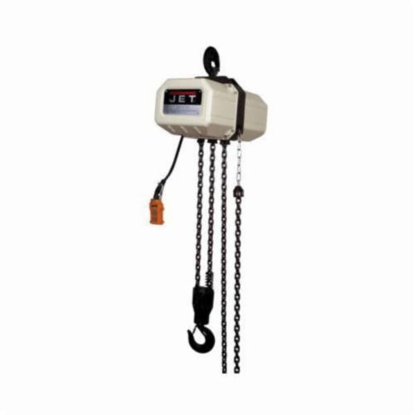JET JT9-123200 SSC 3-Phase Heavy Duty Electric Chain Hoist, 0.5 ton Load, 20 ft H Lifting, 1-1/5 hp Power Rating, 230/460 VAC