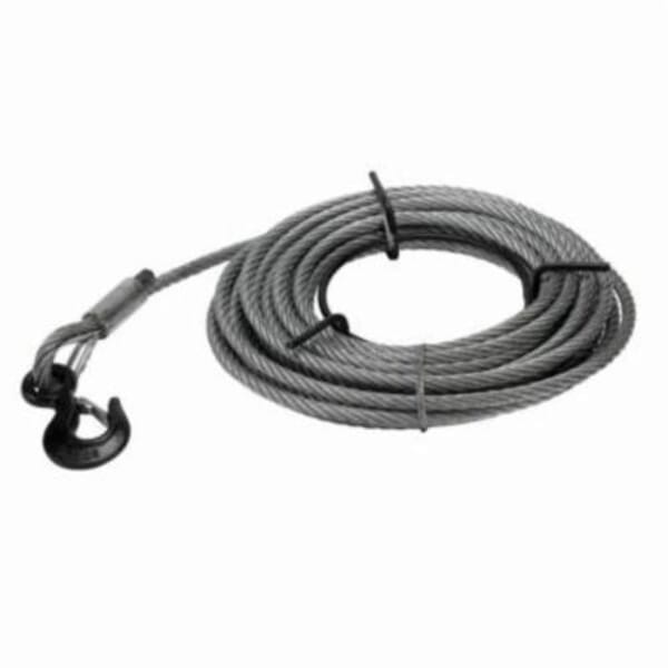 JET 286529 JG Series Wire Rope With Cabel, 3 ton Cable, 66 ft L