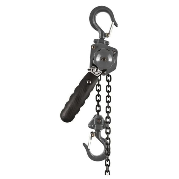 JET 287100 JLP-A Mini-Puller Lever Hoist, 1/4 ton Load, 5 ft H Lifting, 60 lb Rated, 1-2/5 in Hook