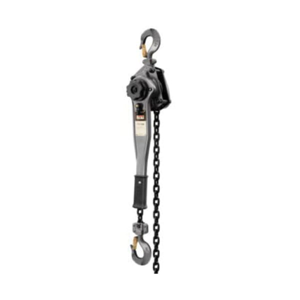 JET 287403 JLP-A Mini-Puller Safety Lever Hoist, 1-1/2 ton Load, 20 ft H Lifting, 49 lb Rated, 1-6/7 in Hook