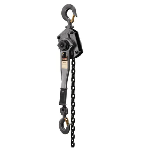 JET 287502 JLP-A Lever Hoist, 3 ton Load, 15 ft H Lifting, 71 lb Rated, 2-1/2 in Hook