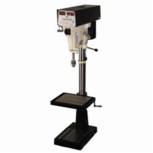 JET JT9-354550 Drill Press, 115/230 VAC, 15 in Swing, 12-1/2 in L x 14-1/2 in W Table