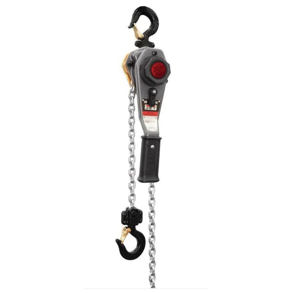 JET JT9-376102 JLH Lever Hoist, 3/4 ton Load, 15 ft H Lifting, 64 lb Rated, 1 in Hook Opening